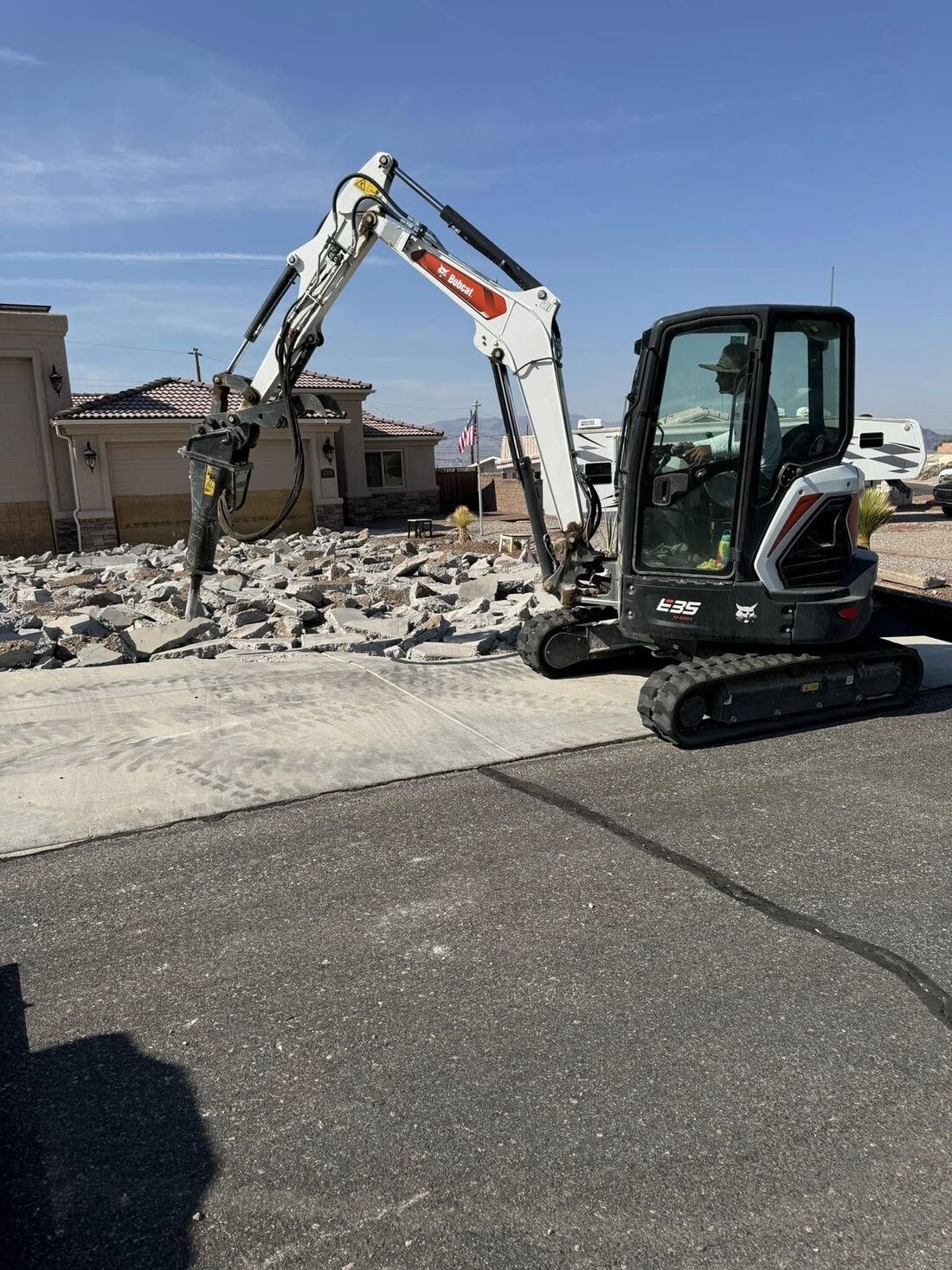 Excavation by Havasu Pavers in Lake Havasu City